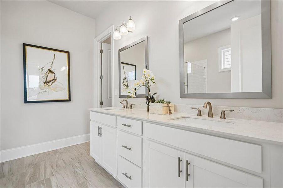 Furnished interior view inside a new home in Aberdeen, Hoschton (Image 26).