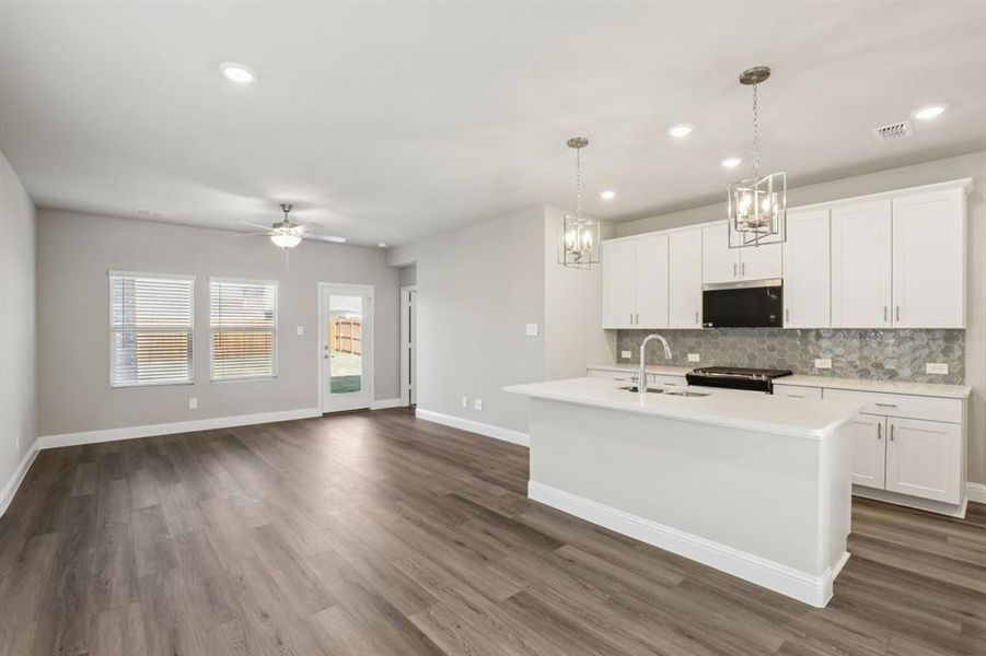 Furnished interior view inside a new home in Simpson Crossing - Spring Series, McKinney (Image 7).