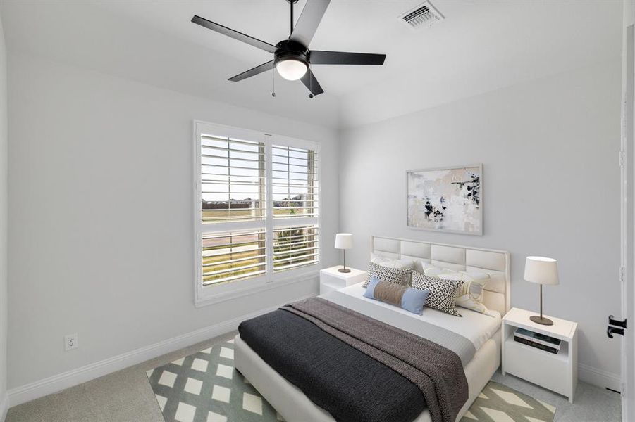 Furnished interior view inside a new home in Lovers Landing, Forney (Image 11).