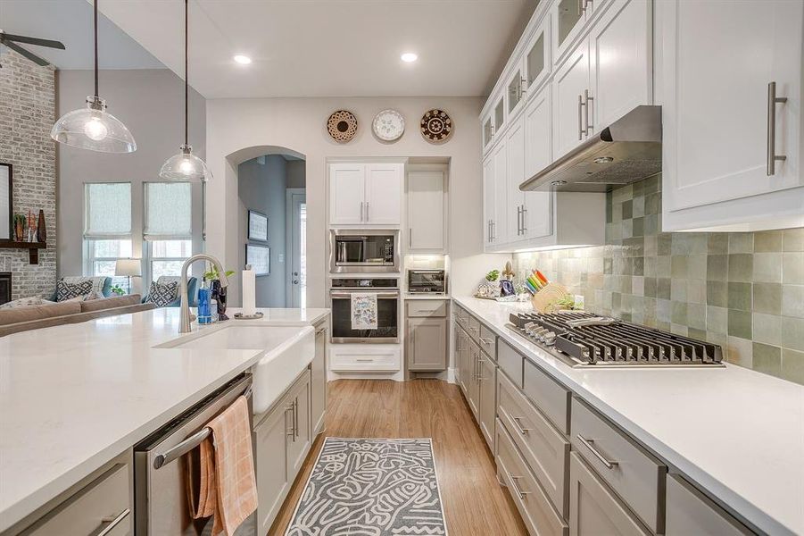 Furnished interior view inside a new home in , Fort Worth (Image 11).