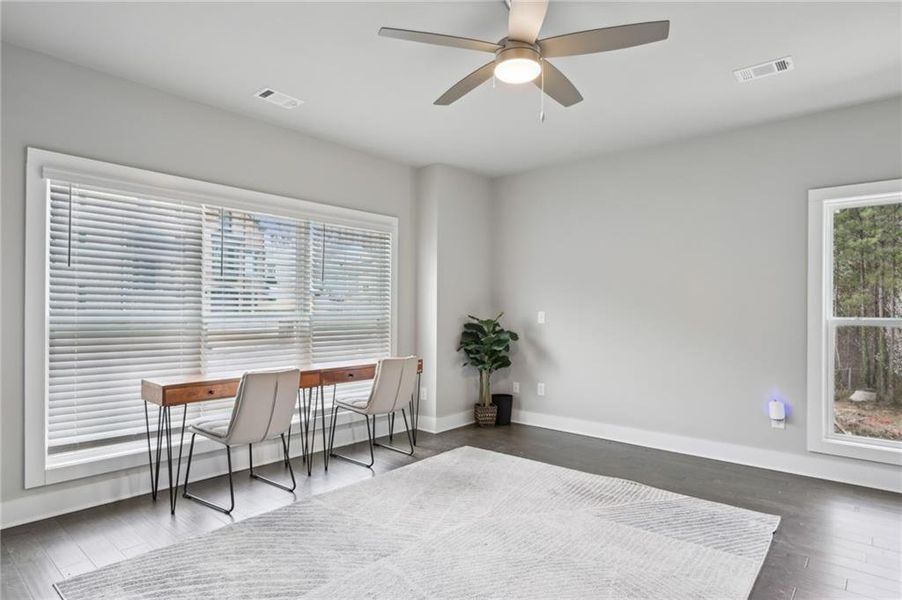 Furnished interior view inside a new home in , Atlanta (Image 13). Furnished interior view inside a new home in , Atlanta (Image 13).