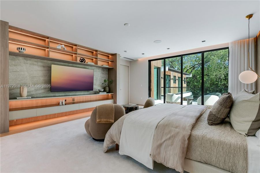 Furnished interior view inside a new home in , Miami (Image 24).