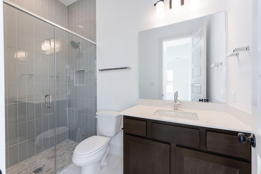 Furnished interior view inside a new home in Lariat - 80', Liberty Hill (Image 8). Furnished interior view inside a new home in Lariat - 80', Liberty Hill (Image 8).