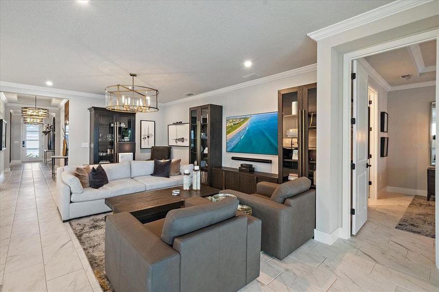 Furnished interior view inside a new home in , Venice (Image 17).