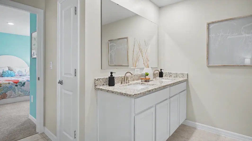 Furnished interior view inside a new home in Malabar Springs, Palm Bay (Image 25).