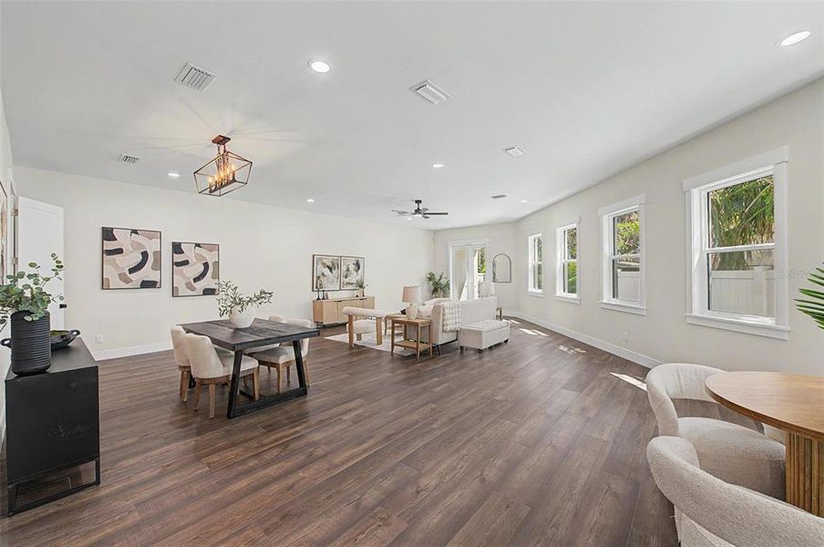Furnished interior view inside a new home in , Tampa (Image 36). Furnished interior view inside a new home in , Tampa (Image 36).