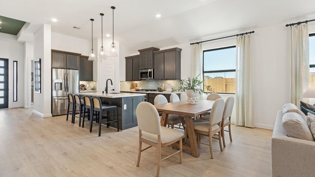 Model home photos of similar floorplans, not pictures of actual home.
