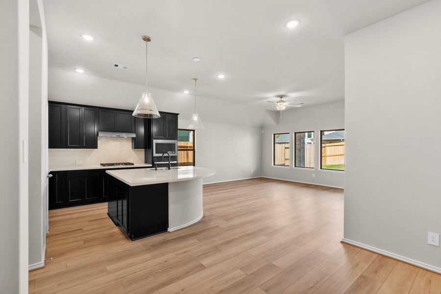 Furnished interior view inside a new home in The Highlands, Porter (Image 10).