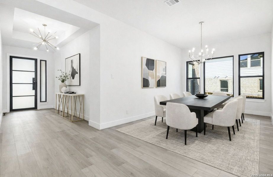 Furnished interior view inside a new home in Arbors at Fair Oaks, Boerne (Image 11).