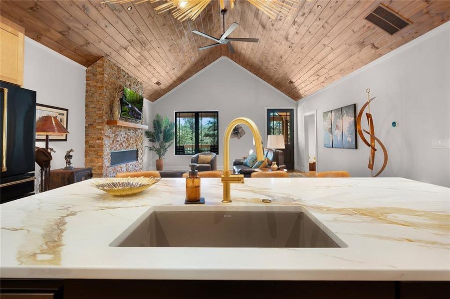 Furnished interior view inside a new home in , Talking Rock (Image 44).