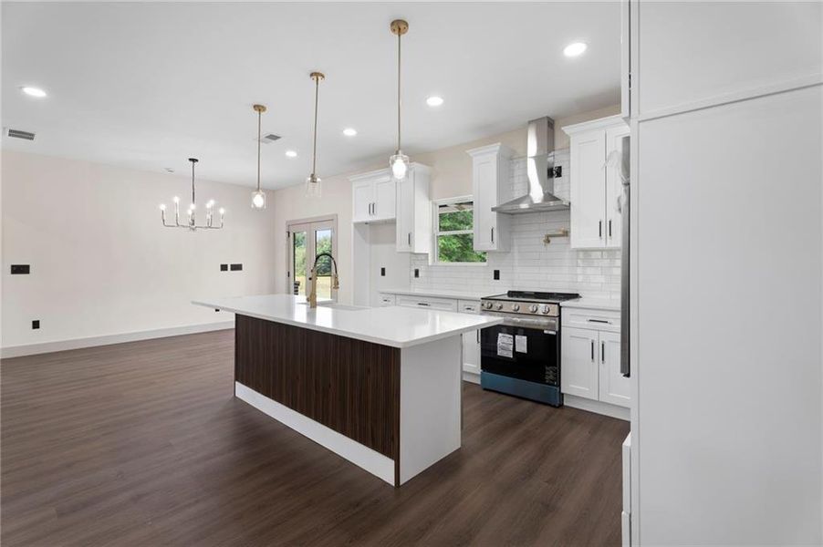 Furnished interior view inside a new home in , Locust Grove (Image 8).