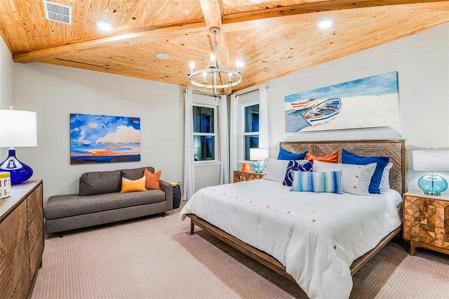 Furnished interior view inside a new home in Estates at Lake Jesup, Sanford (Image 4).