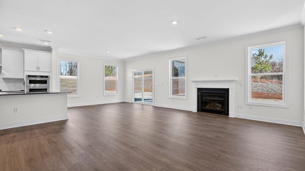Spacious, unfurnished interior of a new home in The Grove at Winston Pointe, Clayton (Image 10). Spacious, unfurnished interior of a new home in The Grove at Winston Pointe, Clayton (Image 10).