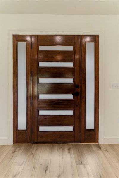 Close-up of interior finishes inside a home in , Roxton (Image 11).