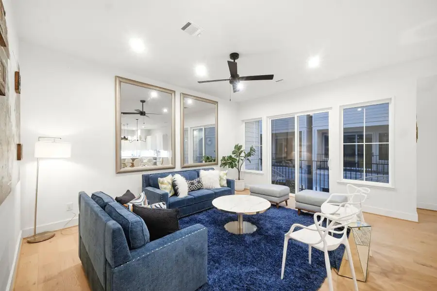 Furnished interior view inside a new home in , Houston (Image 29).