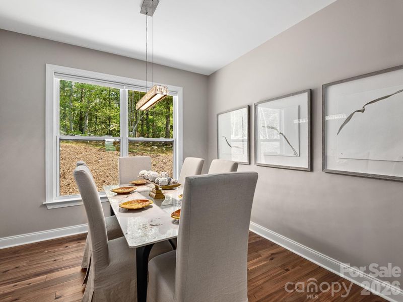 Furnished interior view inside a new home in , Hendersonville (Image 10).
