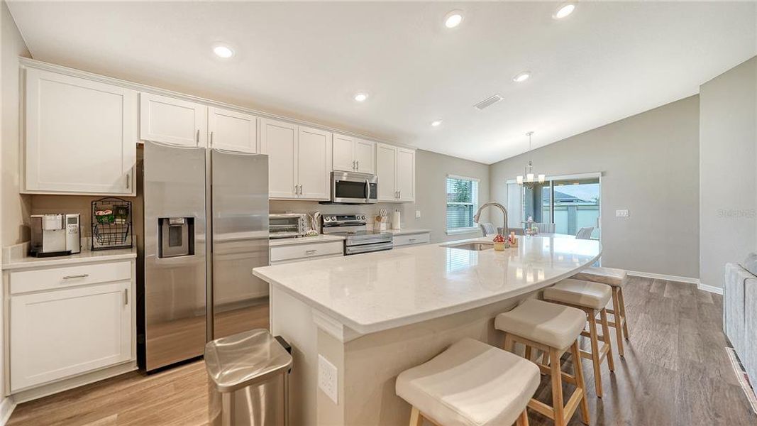 Furnished interior view inside a new home in , Palmetto (Image 10).