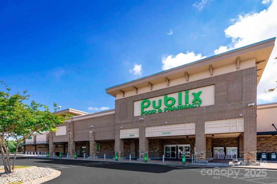 Front exterior of a new home in Creek Water Townhomes, Indian Land, SC, highlighting curb appeal (Image 17).