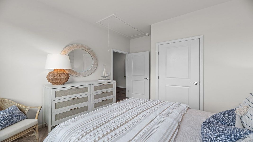 Representative furnished interior of a home built from the Clifton by D.R. Horton in Quarry Hills - Freedom, Swepsonville (Image 9).