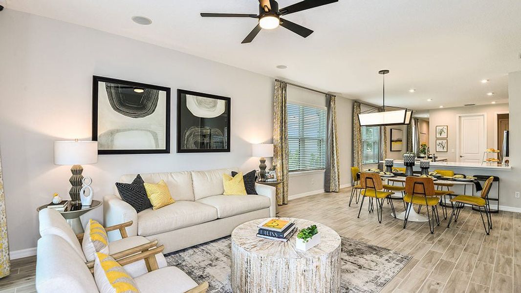 Furnished interior view inside a new home in Indigo Creek, Apollo Beach (Image 15).