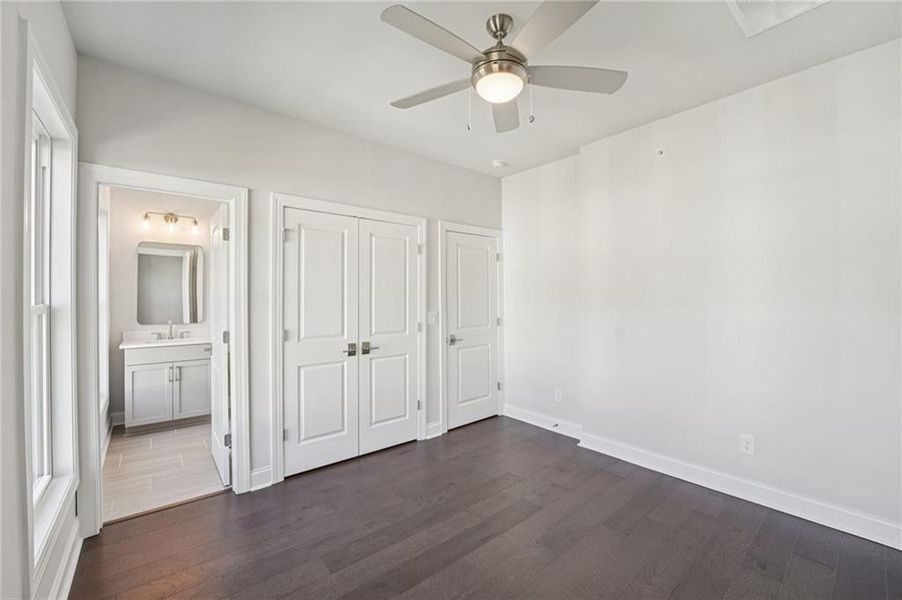 Spacious, unfurnished interior of a new home in Towns on Thompson, Alpharetta (Image 30).