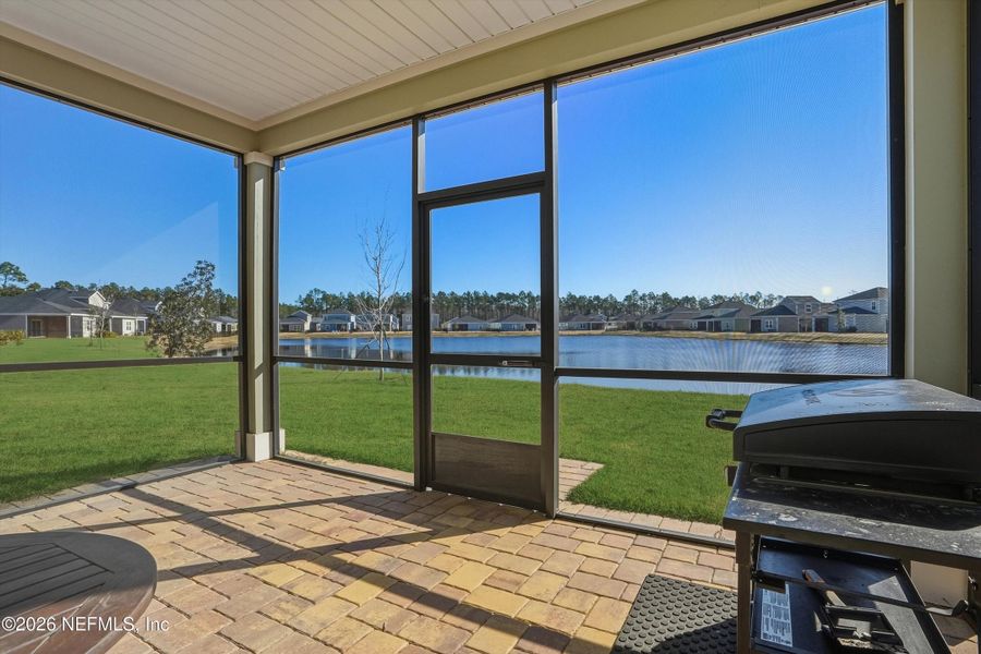 Exterior details and patio area of a home in St Augustine Lakes, St. Augustine (Image 4).