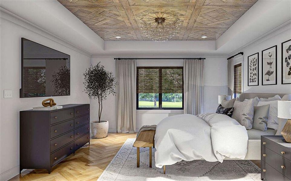 Furnished interior view inside a new home in , Marietta (Image 14).