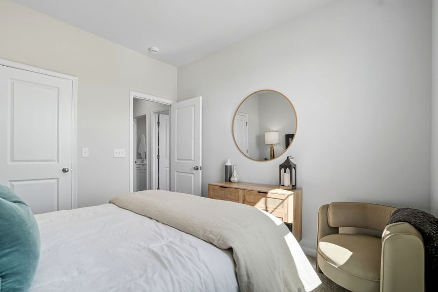 Representative furnished interior of a home built from the Shelby by Mattamy Homes in The Townes at Westfall, Gastonia (Image 19).