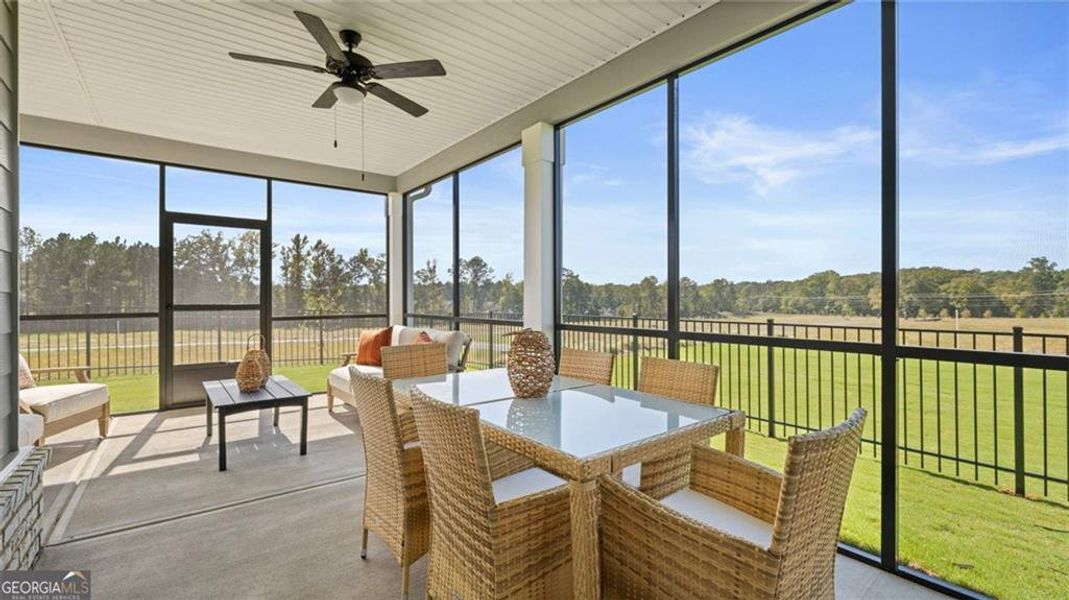 Exterior details and patio area of a home in Oak Ridge Meadows - Active Adult, Locust Grove (Image 3). Exterior details and patio area of a home in Oak Ridge Meadows - Active Adult, Locust Grove (Image 3).