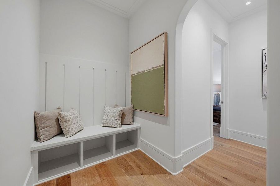 Furnished interior view inside a new home in , Atlanta (Image 11).