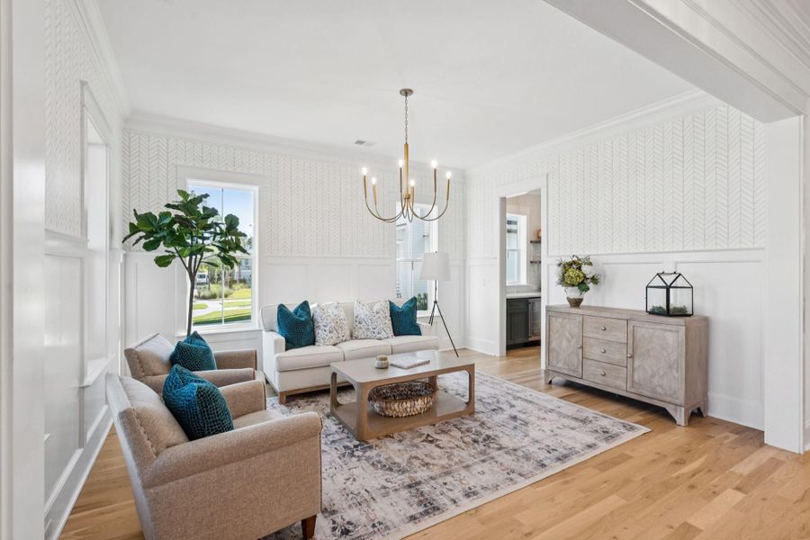 Furnished interior view inside a new home in , Mount Pleasant (Image 54).