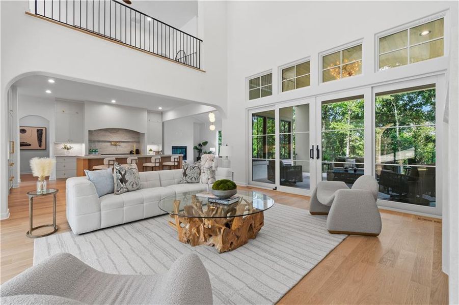 Furnished interior view inside a new home in , Alpharetta (Image 53).