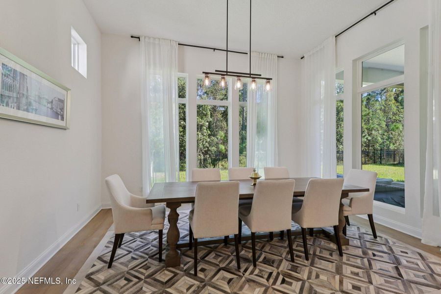 Furnished interior view inside a new home in Tamaya, Jacksonville (Image 9). Furnished interior view inside a new home in Tamaya, Jacksonville (Image 9).