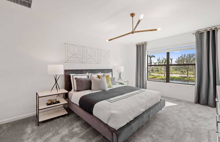 Furnished interior view inside a new home in Sawgrass at Coral Lakes, Cape Coral (Image 3).