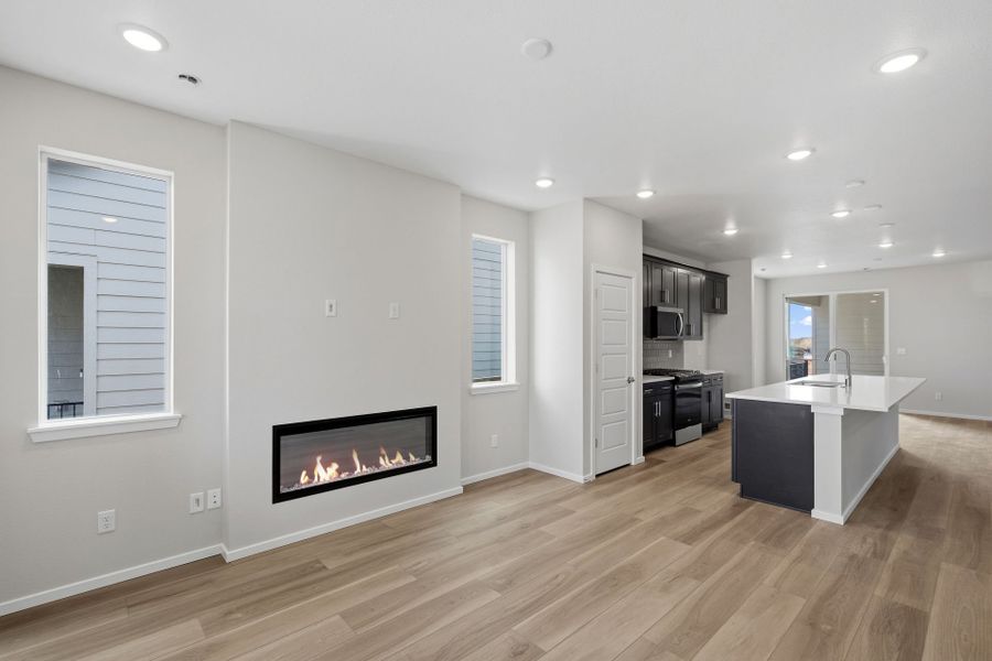 Furnished interior view inside a new home in Barefoot Village, Firestone (Image 13).