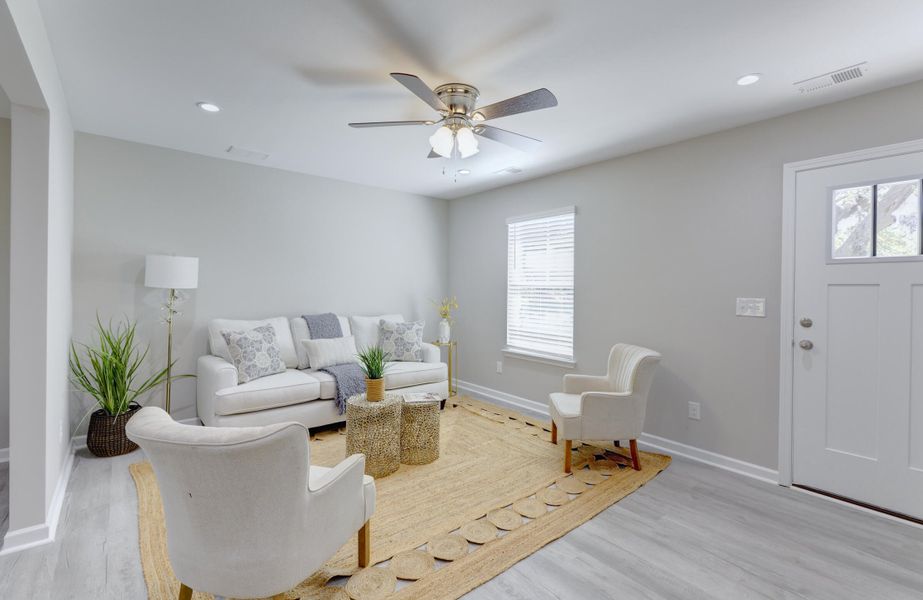 Furnished interior view inside a new home in , Walterboro (Image 3). Furnished interior view inside a new home in , Walterboro (Image 3).