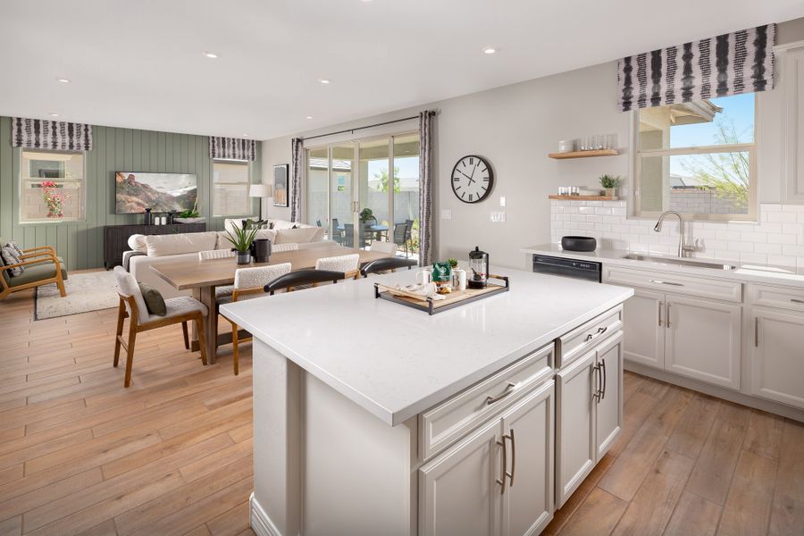 Representative furnished interior of a home built from the Plan by Beazer Homes in Highpointe at Northpointe, Peoria (Image 18).