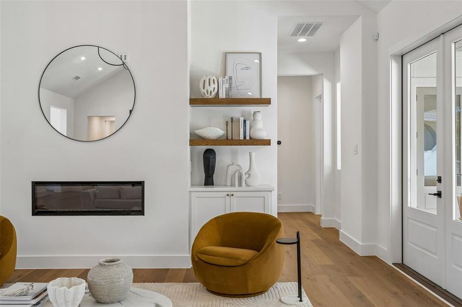 Furnished interior view inside a new home in , Dallas (Image 11). Furnished interior view inside a new home in , Dallas (Image 11).