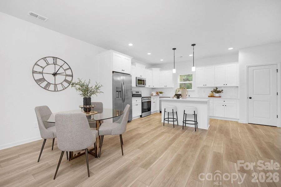 Furnished interior view inside a new home in , Huntersville (Image 19).