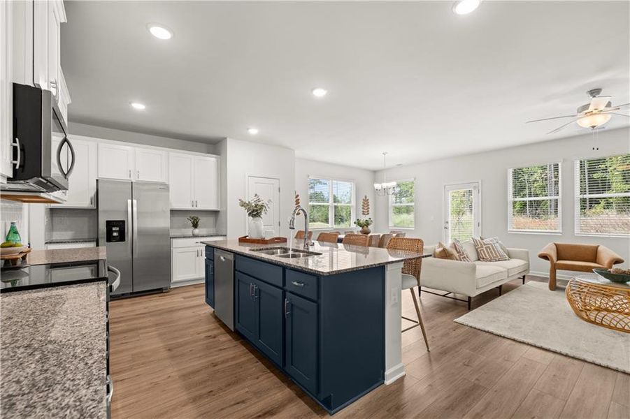 Furnished interior view inside a new home in Walden Park – The Retreat, Jonesboro (Image 25).