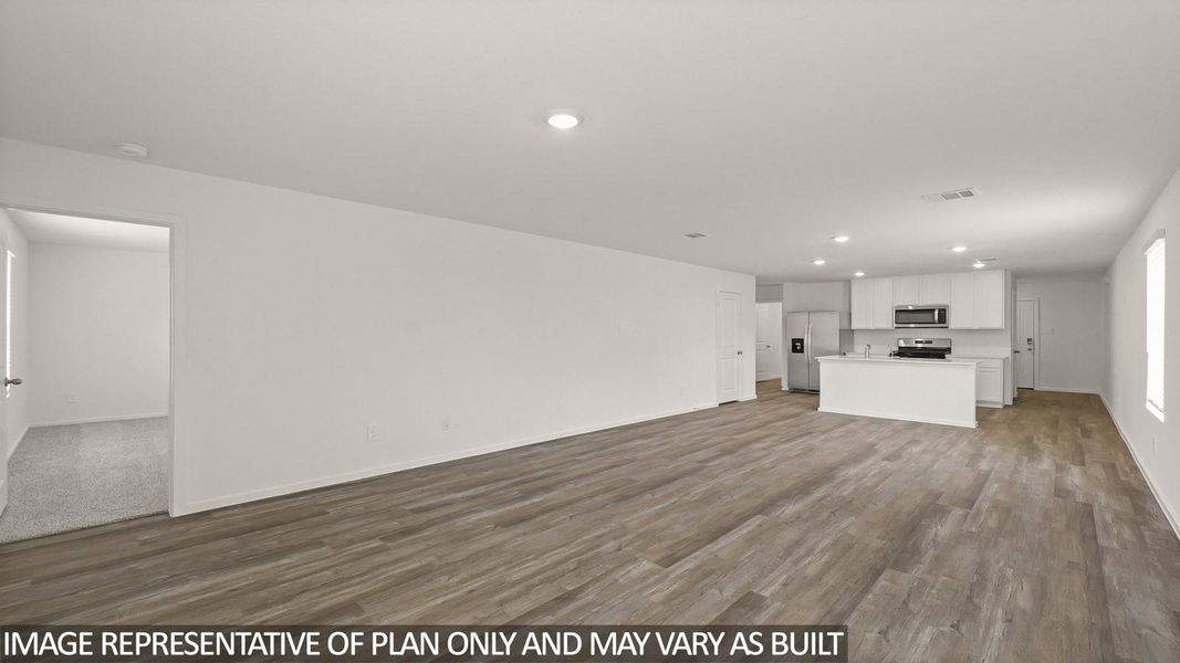 Spacious, unfurnished interior of a new home in Porters Mill, New Caney (Image 8).