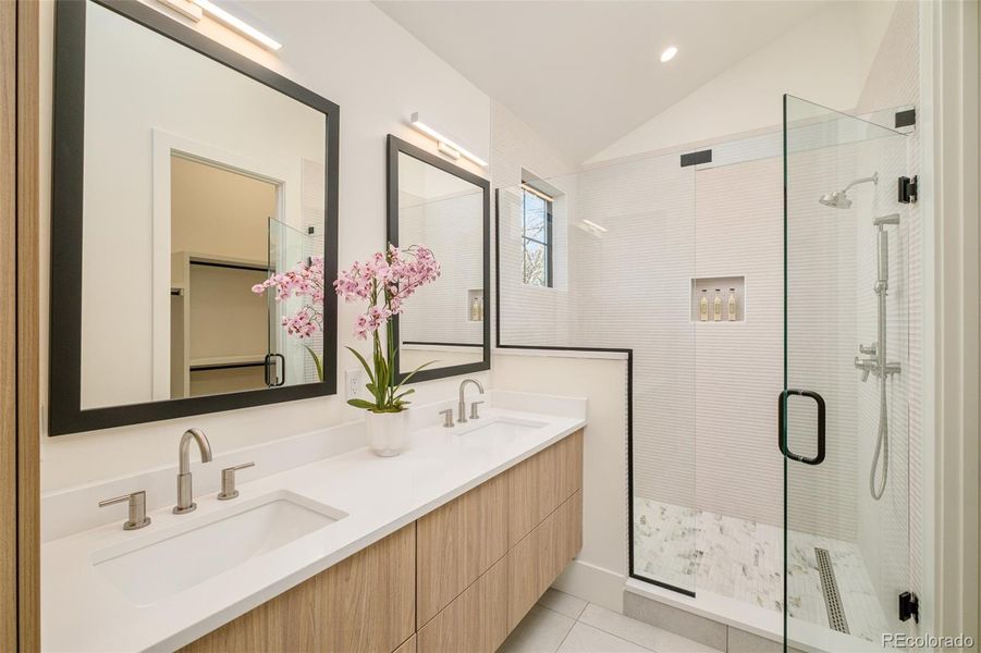 Furnished interior view inside a new home in , Denver (Image 38).