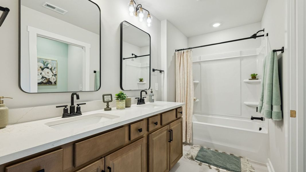Furnished interior view inside a new home in Reserve at Hickory Ridge, Columbia (Image 35).