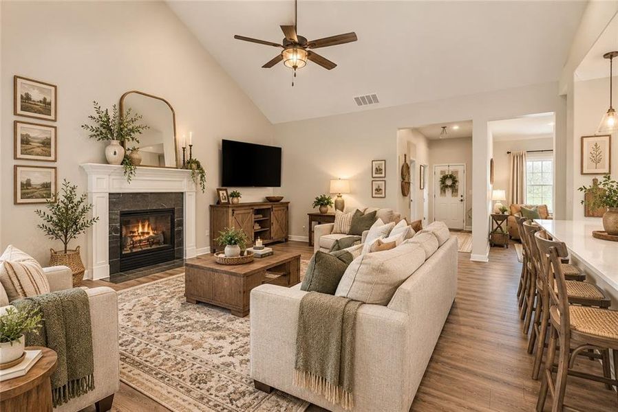 Furnished interior view inside a new home in , Athens (Image 38).