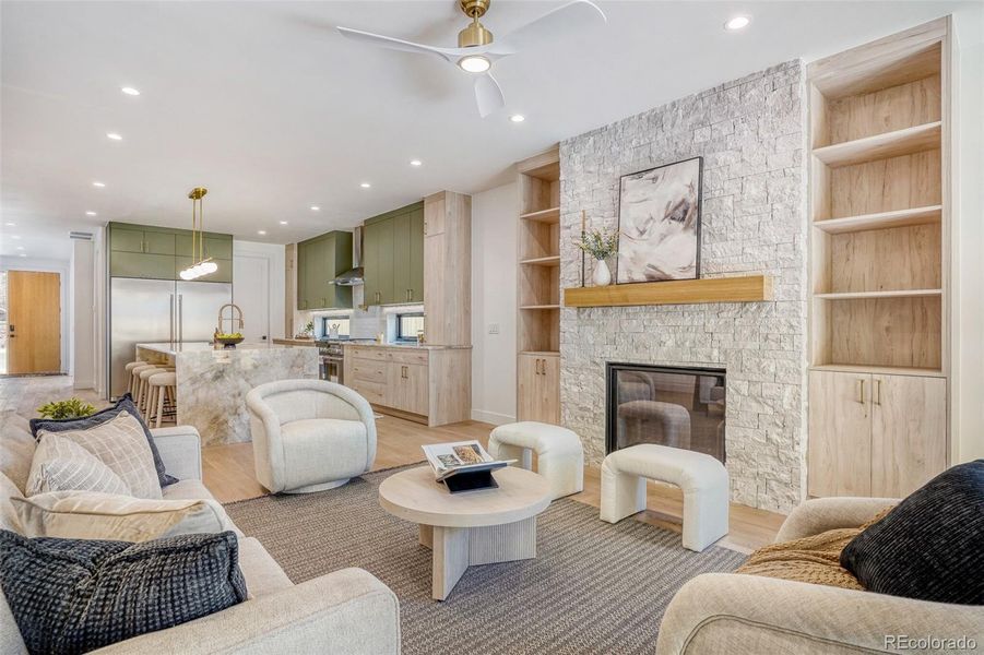 Furnished interior view inside a new home in , Denver (Image 16).