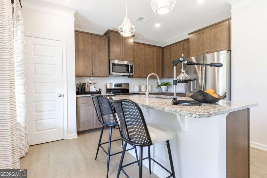 Furnished interior view inside a new home in Trellis Park, Hampton (Image 12).