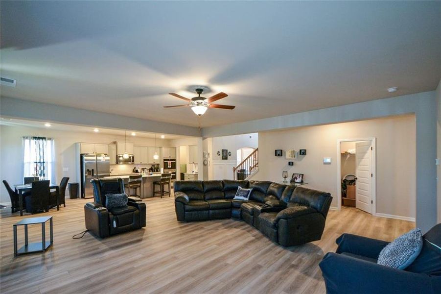 Furnished interior view inside a new home in , Locust Grove (Image 6).