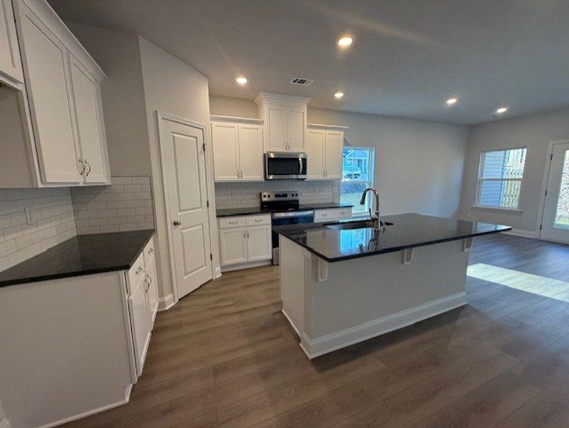 Furnished interior view inside a new home in Caroleton Townhomes, Grovetown (Image 9). Furnished interior view inside a new home in Caroleton Townhomes, Grovetown (Image 9).