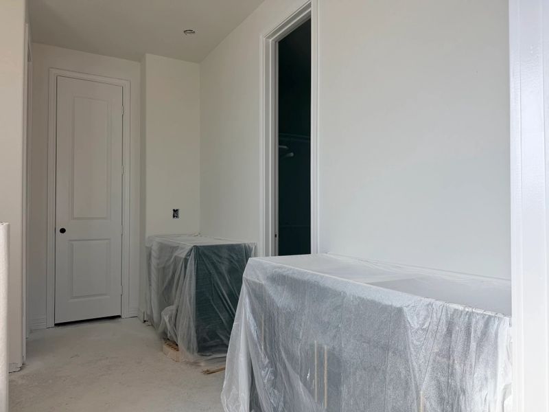 Construction progress - primary bath