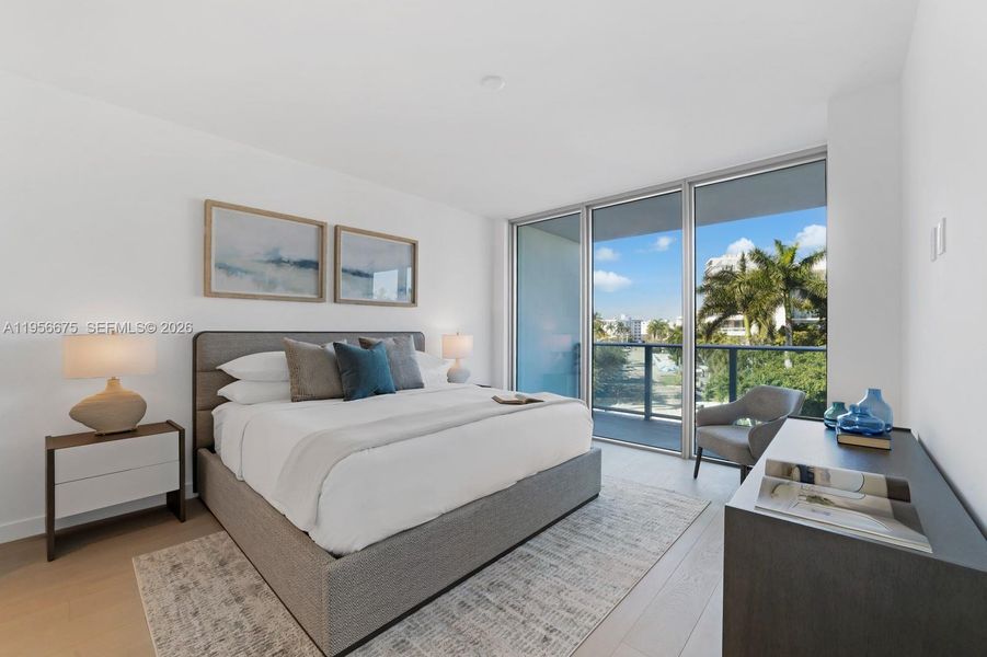 Furnished interior view inside a new home in , Bay Harbor Islands (Image 19).